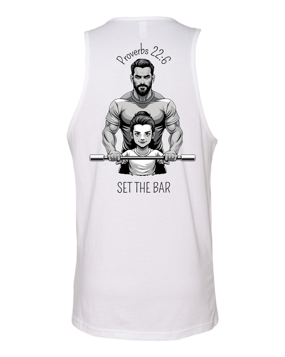 Strength by Example Tank Top (white)