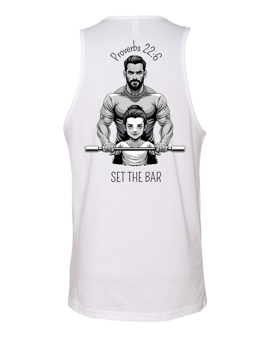Strength by Example Tank Top (white)